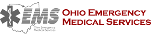 The Ohio Department of EMS Logo. When clicked, the link will redirect to the EMS Ohio website.